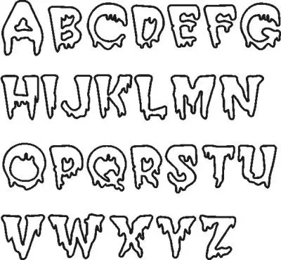 Letras de miedo | Manualidades Infantiles