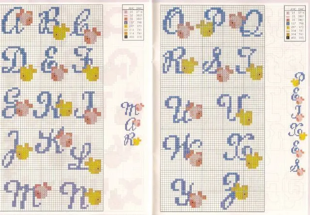 Graficos de letras en punto de cruz - Imagui Graficos de letras en punto de cruz - Imagui