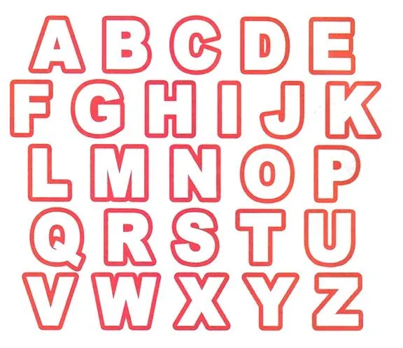 Molde para letras goticas - Imagui