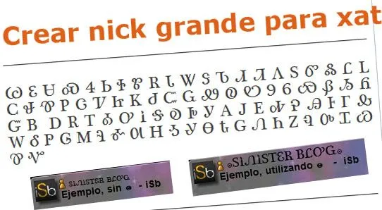 Letras grandes para tu nick | Sinister Blog Letras grandes para tu nick | Sinister Blog