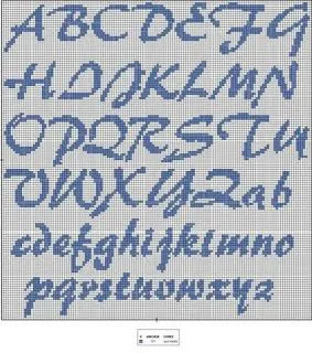 Letras pequeñas en punto de cruz para baberos - Imagui Letras pequeñas en punto de cruz para baberos - Imagui