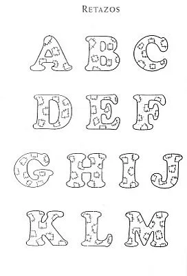 Letras para pintar