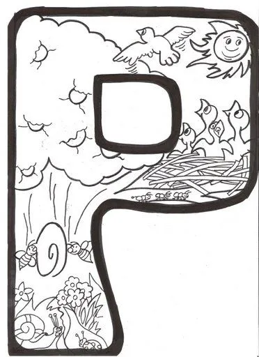 LETRAS DE PRIMAVERA PARA COLOREAR E IMPRIMIR