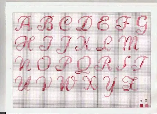 Letras punto de cruz pequeñas para bordar babis - Imagui ... Letras punto de cruz pequeñas para bordar babis - Imagui ...