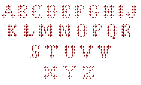 Letras de punto de cruz sencillas - Imagui | Proyectos que ... Letras de punto de cruz sencillas - Imagui | Proyectos que ...