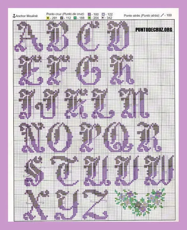 ▷ LETRAS para Punto de Cruz: ¡Todo el abecedario! 2023 ▷ LETRAS para Punto de Cruz: ¡Todo el abecedario! 2023
