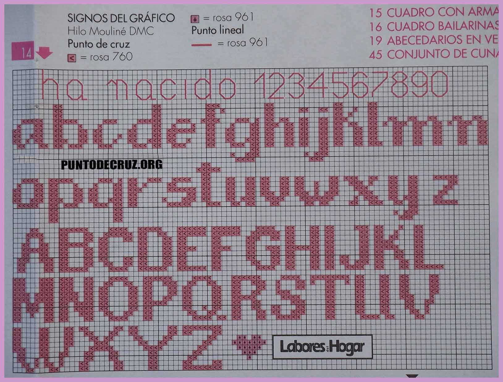 ▷ LETRAS para Punto de Cruz: ¡Todo el abecedario! 2023 ▷ LETRAS para Punto de Cruz: ¡Todo el abecedario! 2023