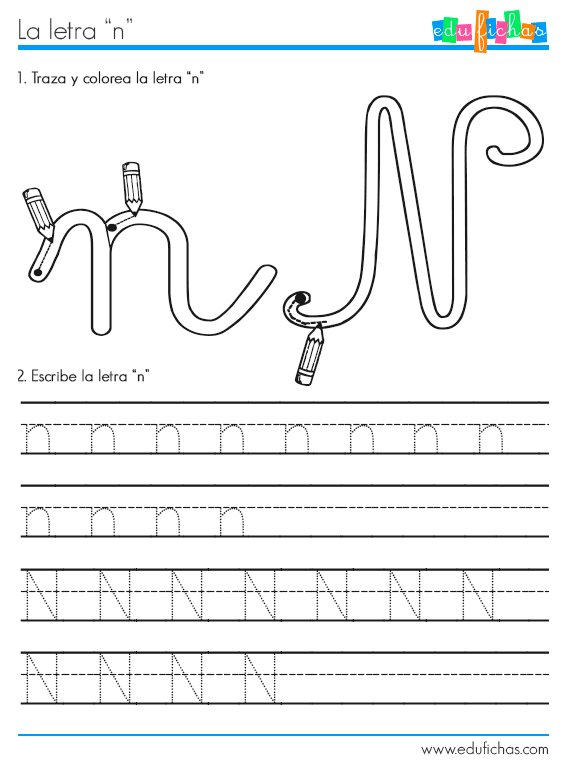 Letra N | Un rincón en casa