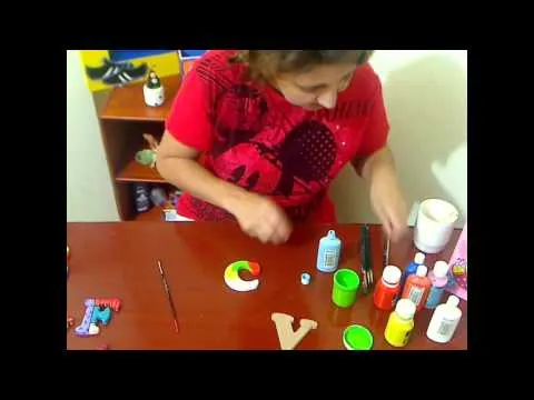 Letras Super Coloridas - Pintura en Madera - YouTube Letras Super Coloridas - Pintura en Madera - YouTube
