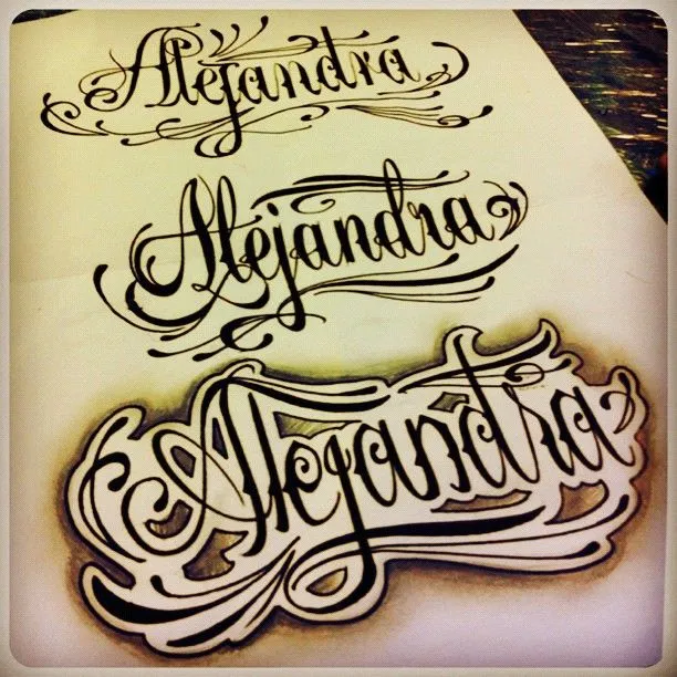 Algo de caligrafia... #design #skin #caligrafic #tattoo #font ...