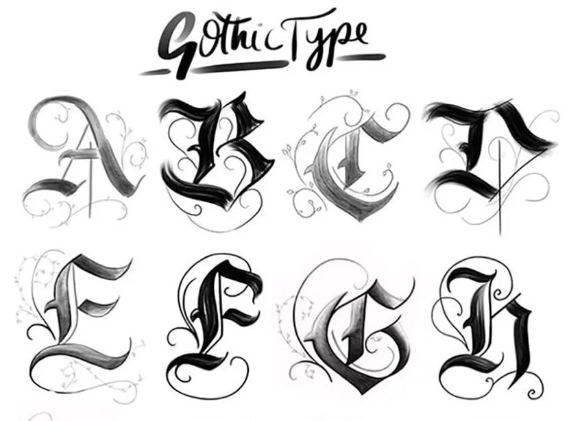 Letras para tatuajes, ¿cómo son? 16 fuentes de tattoos para descargar | Creativos Online Letras para tatuajes, ¿cómo son? 16 fuentes de tattoos para descargar | Creativos Online