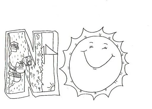 LETRAS DEL VERANO PARA IMPRIMIR Y COLOREAR