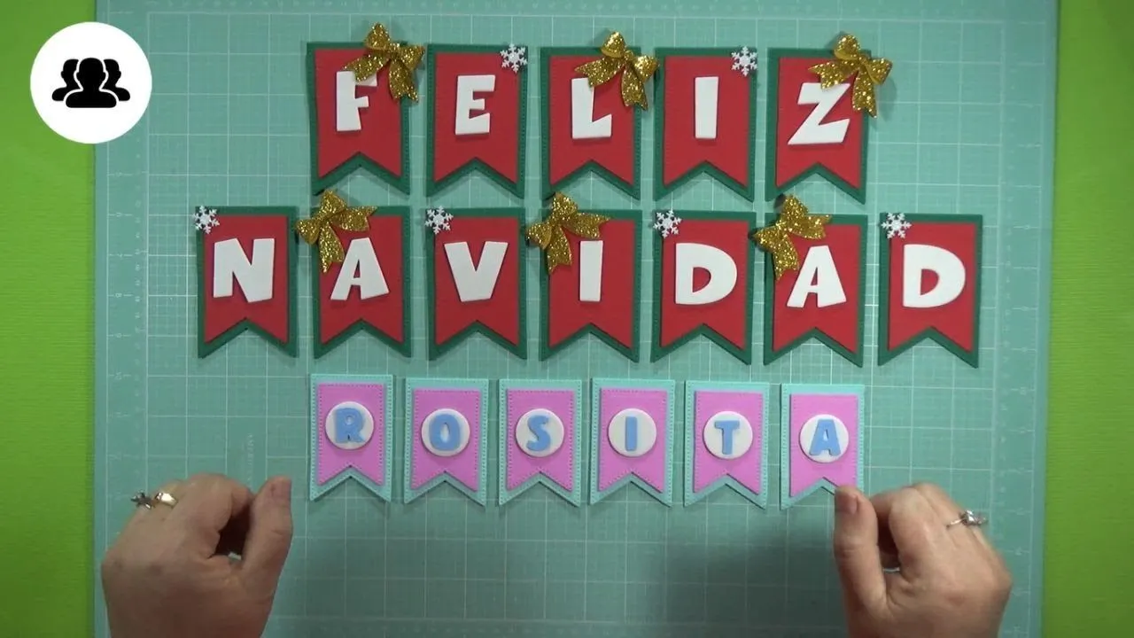 Letrero, Banner Feliz Navidad en Foami, Goma Eva, Microporoso (Handmade Craft)❤️ - YouTube Letrero, Banner Feliz Navidad en Foami, Goma Eva, Microporoso (Handmade Craft)❤️ - YouTube
