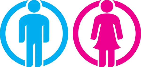 Letrero de baño hombre y mujer — Vector stock © Tribaliumivanka ... Letrero de baño hombre y mujer — Vector stock © Tribaliumivanka ...