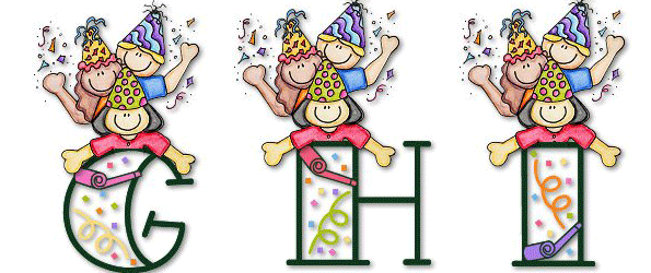 Letras de Cumpleaños para imprimir | Dibujos para Niños Letras de Cumpleaños para imprimir | Dibujos para Niños