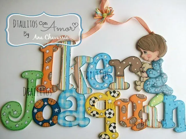 Letrero con nombre♥ Elaborado en mdf y totalmente pintado a mano ... Letrero con nombre♥ Elaborado en mdf y totalmente pintado a mano ...