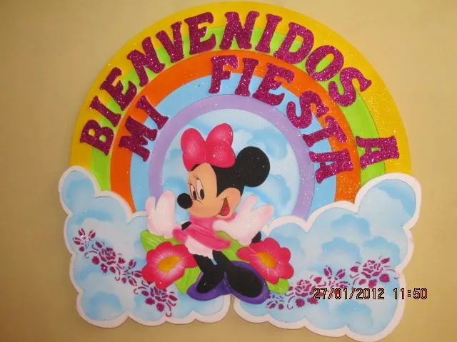 Imagenes de bienvenido bebé de Minnie Mouse - Imagui