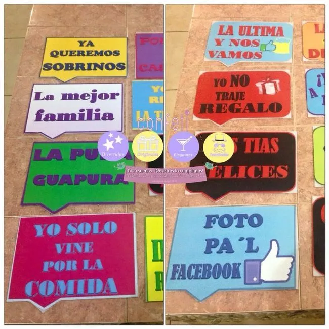 Letreros divertidos! - Foro Manualidades para bodas - bodas.com.mx
