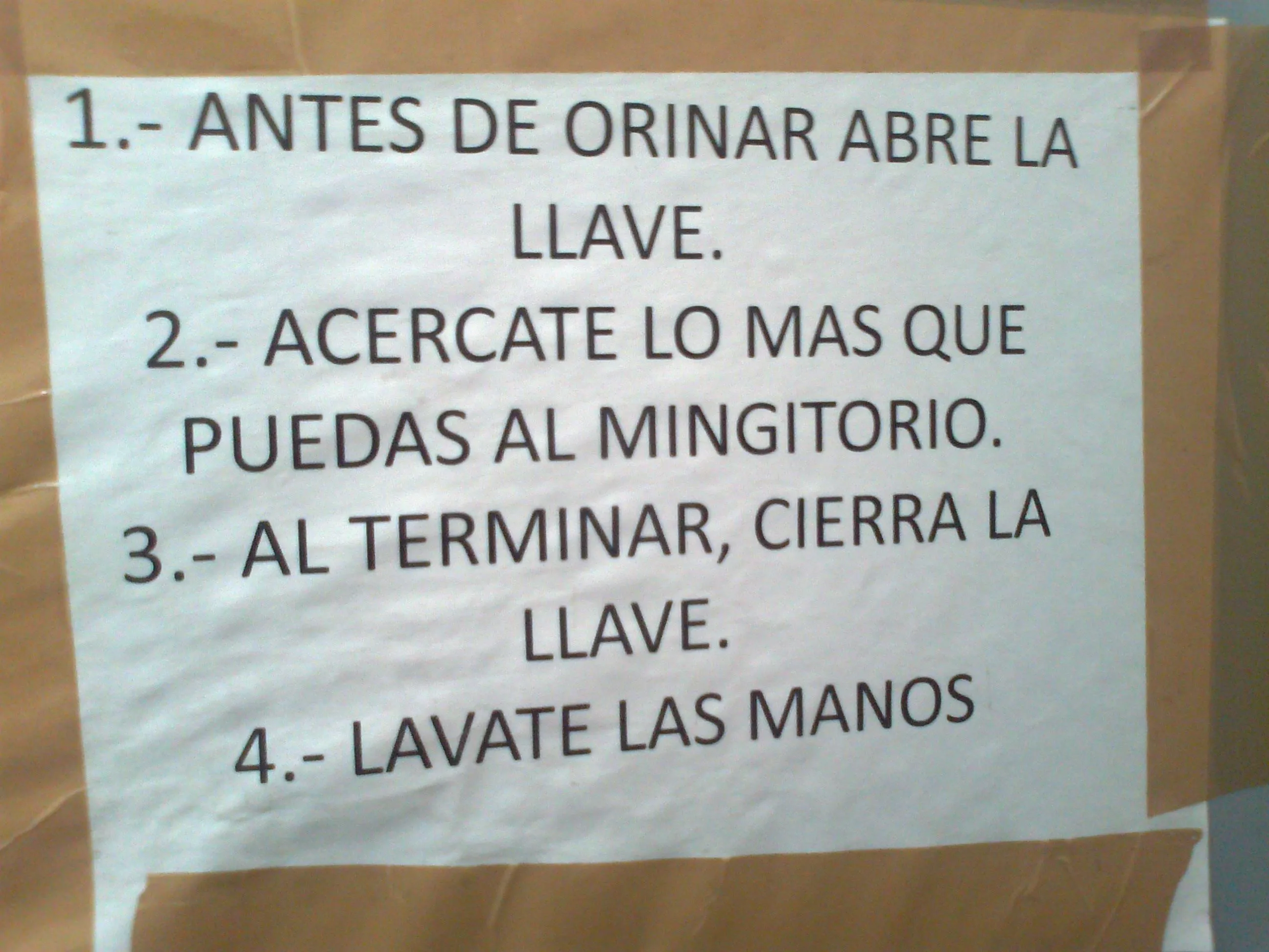 Letreros (En los baños 7 – Instrucciones) | Mas de vez que de en ... Letreros (En los baños 7 – Instrucciones) | Mas de vez que de en ...