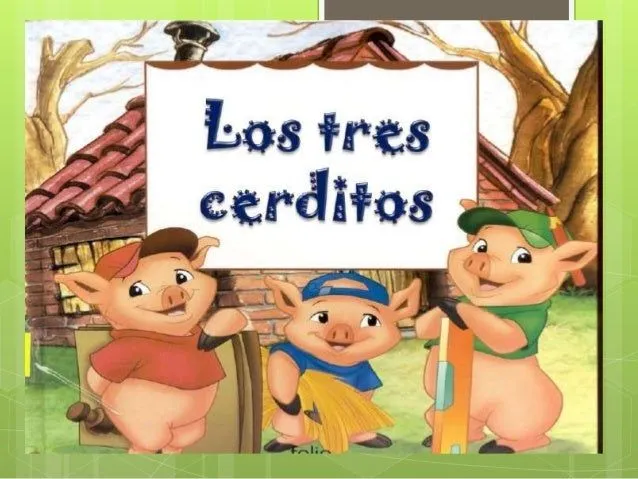 Letritas Infantiles: Los 3 chanchitos, y el lobo feroz