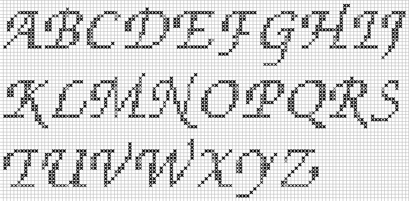 lettering capital | Cross Stitching | Pinterest | Cross Stitches ...