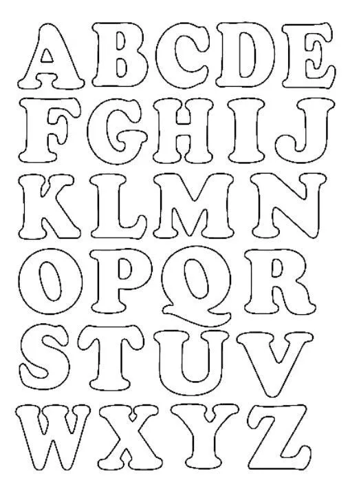Letters | Moldes de letras, Inscrição, Letras de aplique Letters | Moldes de letras, Inscrição, Letras de aplique