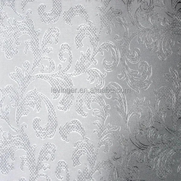 Levinger pvc moderno diseño de papel tapiz de la venta oro plata ...