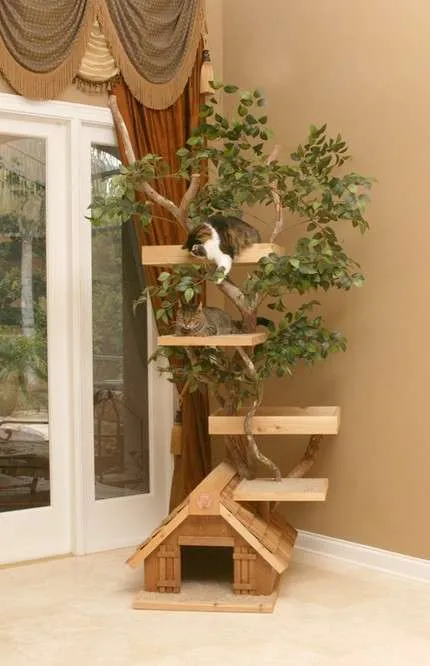 LEYENDAS, MASCOTAS Y ALGO MAS: CASA CON ARBOLES PARA GATOS LEYENDAS, MASCOTAS Y ALGO MAS: CASA CON ARBOLES PARA GATOS