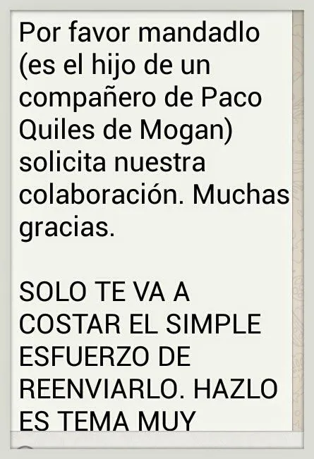 Leyendas Urbanas , Hoax & Fraudes: Falso mensaje de Whatsapp ... Leyendas Urbanas , Hoax & Fraudes: Falso mensaje de Whatsapp ...