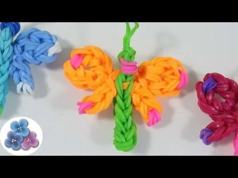 Como Hacer una Libelula de Gomitas sin Telar Rainbow Loom video ... Como Hacer una Libelula de Gomitas sin Telar Rainbow Loom video ...