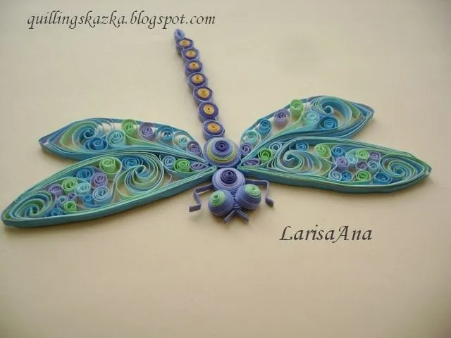 Libelulas en filigrana - Imagui