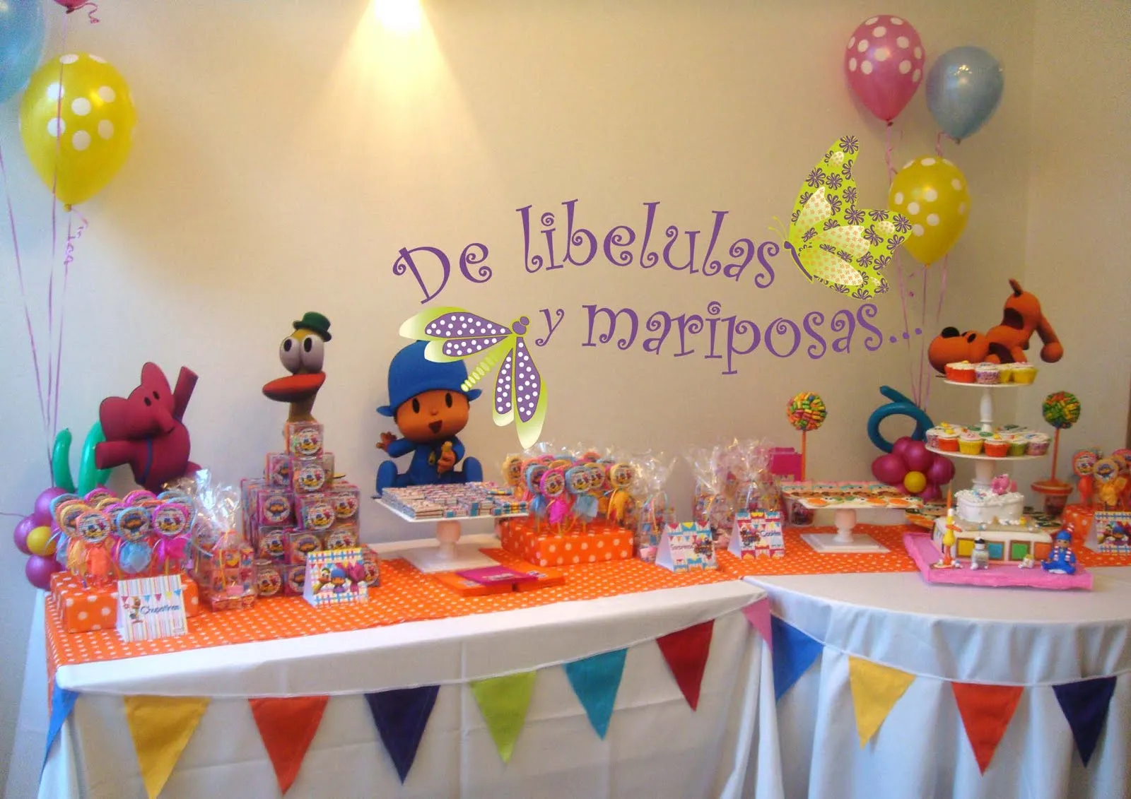 De Libelulas y Mariposas...: Cumple temático Pocoyó De Libelulas y Mariposas...: Cumple temático Pocoyó