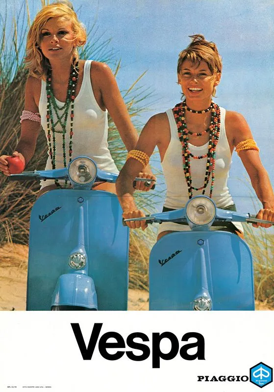 AL FIN LIBRE !!: AFICHES DE PUBLICIDAD Y CATALOGOS DE MOTOS VESPA.