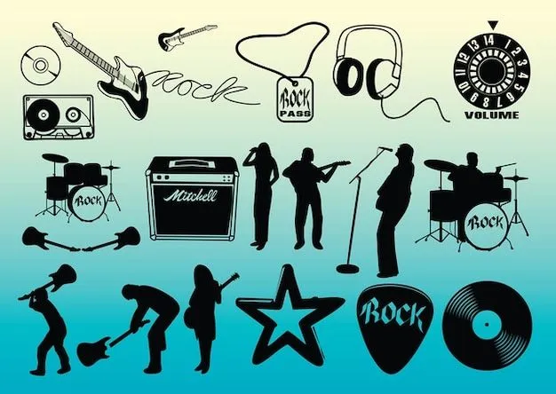 libre de vectores de la música rock | Descargar Vectores gratis libre de vectores de la música rock | Descargar Vectores gratis