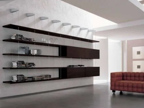 Librero para las modernas salas de estar | Interiores Librero para las modernas salas de estar | Interiores