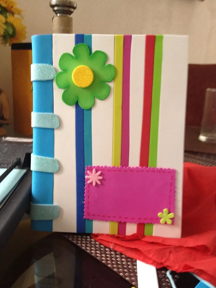 Libreta forrada con foamy | Arts and Craft | Pinterest Libreta forrada con foamy | Arts and Craft | Pinterest