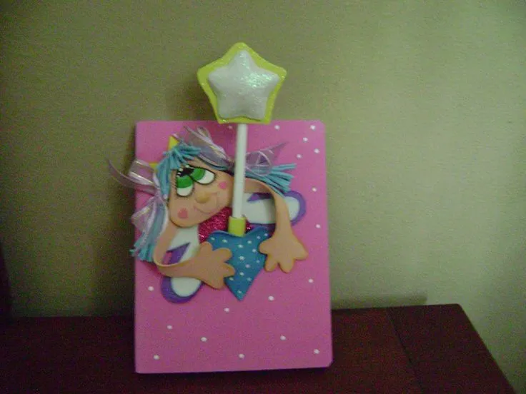 Libreta forrada en fomi hand made by Marilyanis Eva Arts ... Libreta forrada en fomi hand made by Marilyanis Eva Arts ...
