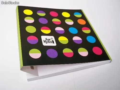 Libreta Iman Pepas Color fondo negro | Productos Libreta Iman Pepas Color fondo negro | Productos