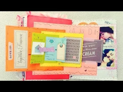 LIBRETA PARA MI NOVIO ♥ Scrapbook ♥ Regalo San Valentin - YouTube LIBRETA PARA MI NOVIO ♥ Scrapbook ♥ Regalo San Valentin - YouTube