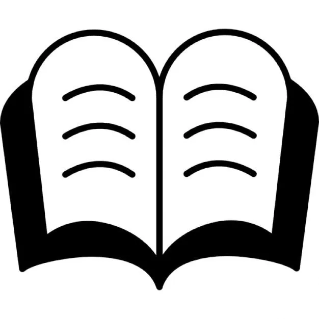 Libro abierto con la silueta | Descargar Iconos gratis Libro abierto con la silueta | Descargar Iconos gratis