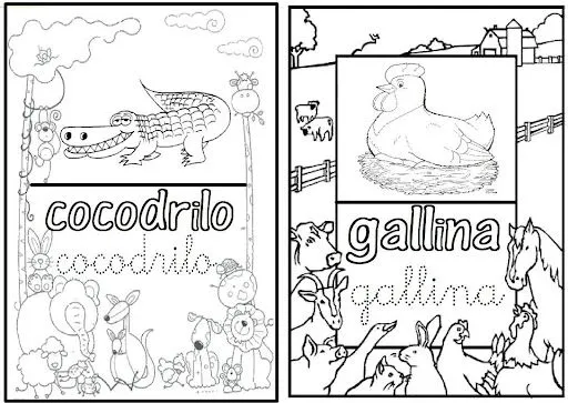 EL LIBRO DE LOS ANIMALES PARA COLOREAR