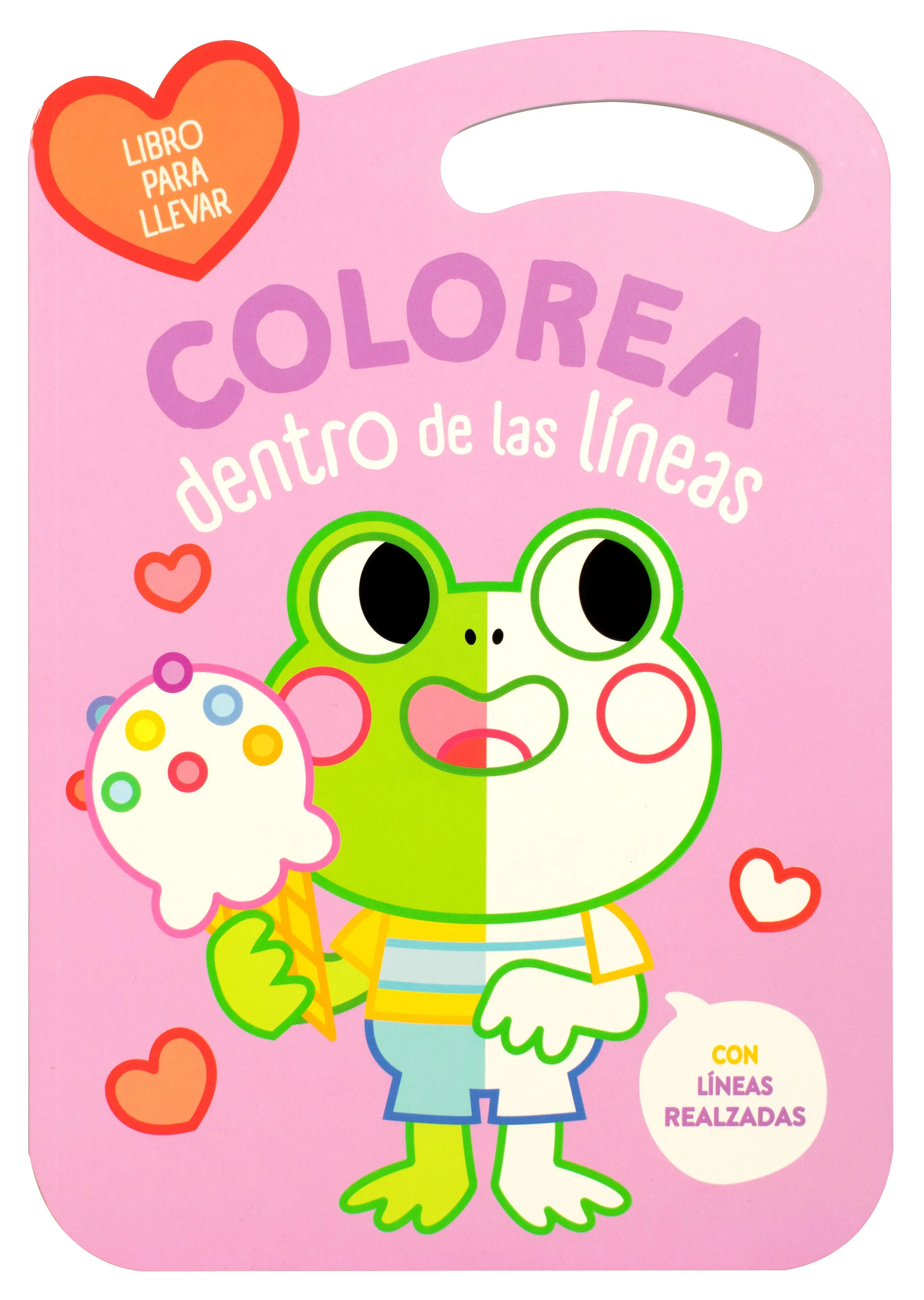 Libro para colorear dentro de líneas: Rana - Librotea Libro para colorear dentro de líneas: Rana - Librotea