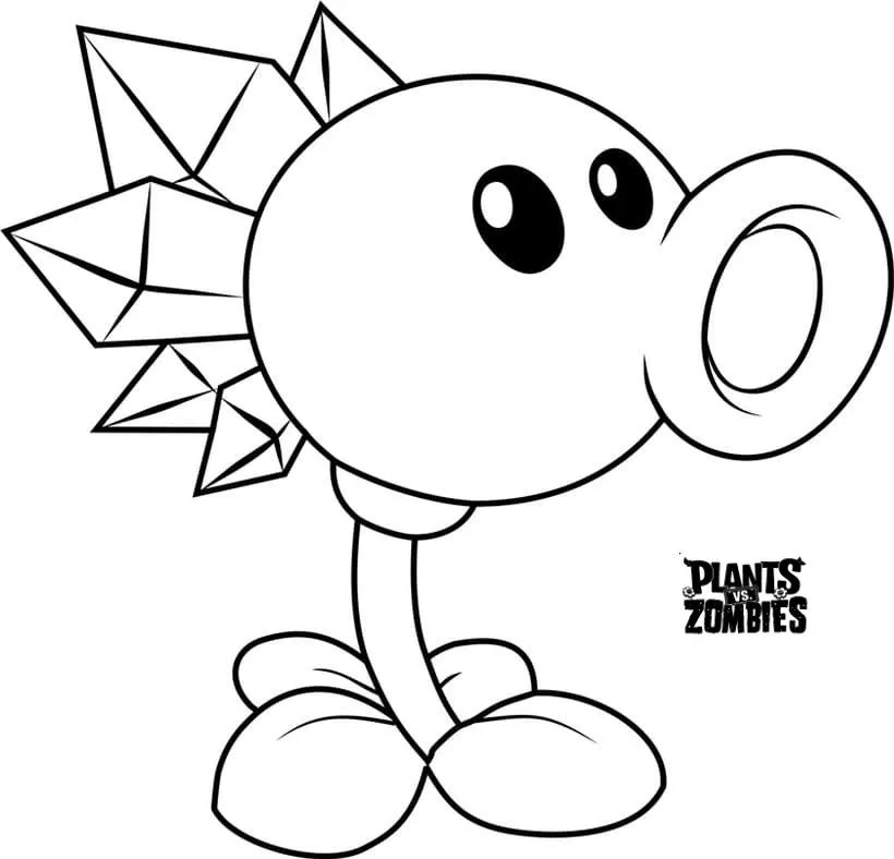 Libro para colorear de Plants vs. Zombies para imprimir y online Libro para colorear de Plants vs. Zombies para imprimir y online
