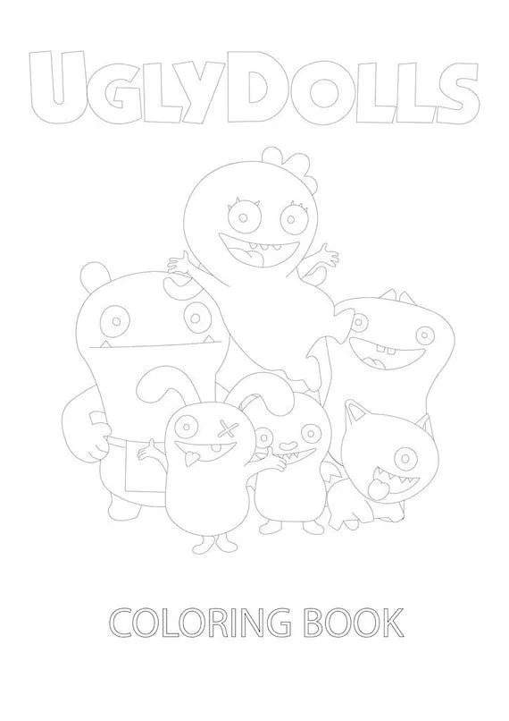 Libro para colorear UglyDolls / Descarga instantánea PDF / - Etsy México Libro para colorear UglyDolls / Descarga instantánea PDF / - Etsy México