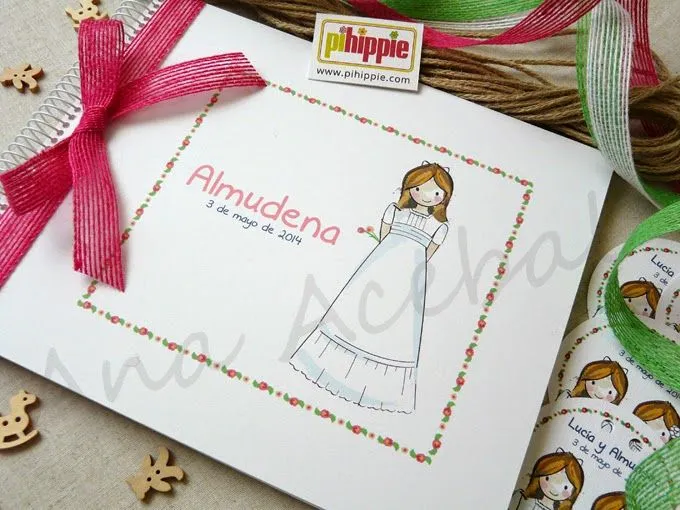 Libro de Comunión personalizado hecho a mano. www.pihippie.com Libro de Comunión personalizado hecho a mano. www.pihippie.com