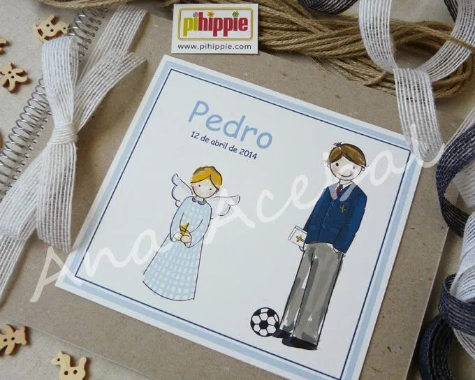 Libro de Comunión personalizado hecho a mano. www.pihippie.com Libro de Comunión personalizado hecho a mano. www.pihippie.com