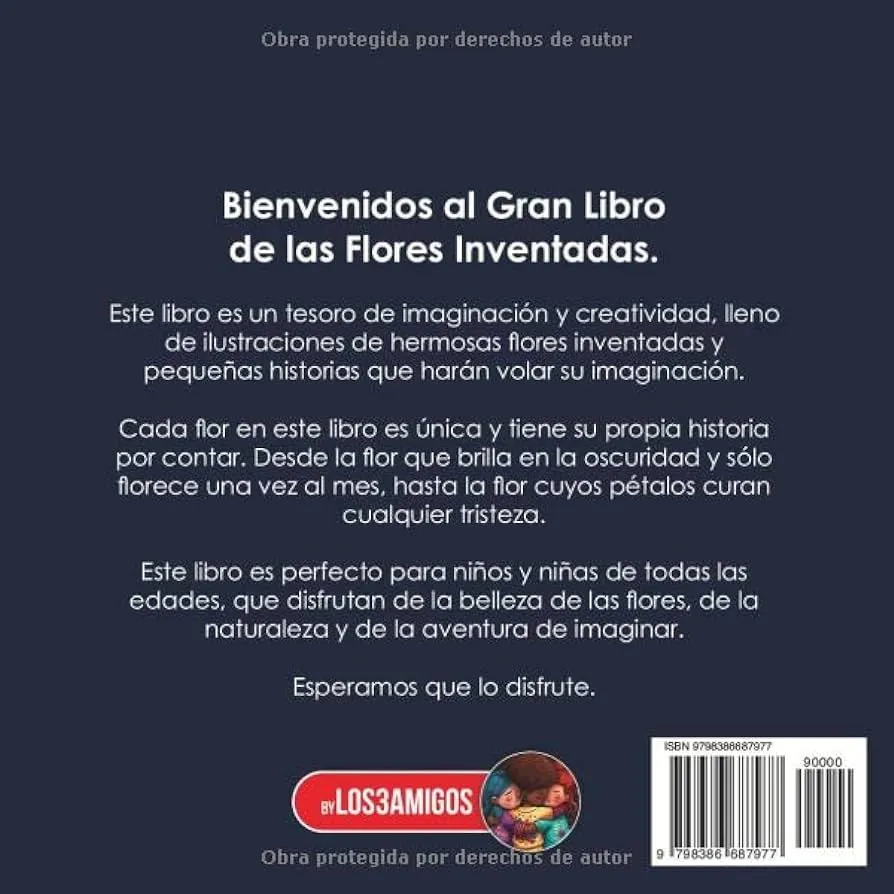 EL gran libro de la flores inventadas (Spanish Edition) : y un conejo  mágico, los3amigos, La Parra, Salvador: Amazon.com.mx: Libros