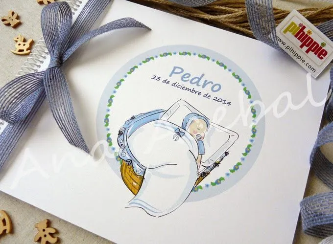 Libro de Nacimiento personalizado www.pihippie.com Libro de Nacimiento personalizado www.pihippie.com