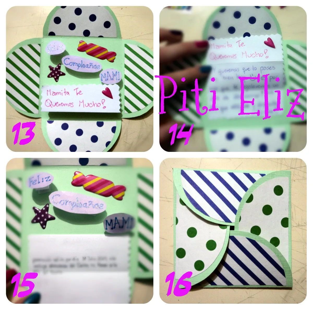 Tiempo LibRRRe: DIY Tarjeta de Cumpleaños Cuadrada