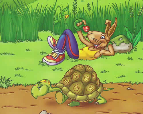 Fábulas de Esopo y sus Moralejas La tortuga y la liebre